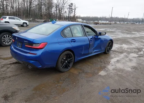 2020 BMW 330I xDrive z USA, uszkodzony, nr VIN WBA5R7C06LFH91832